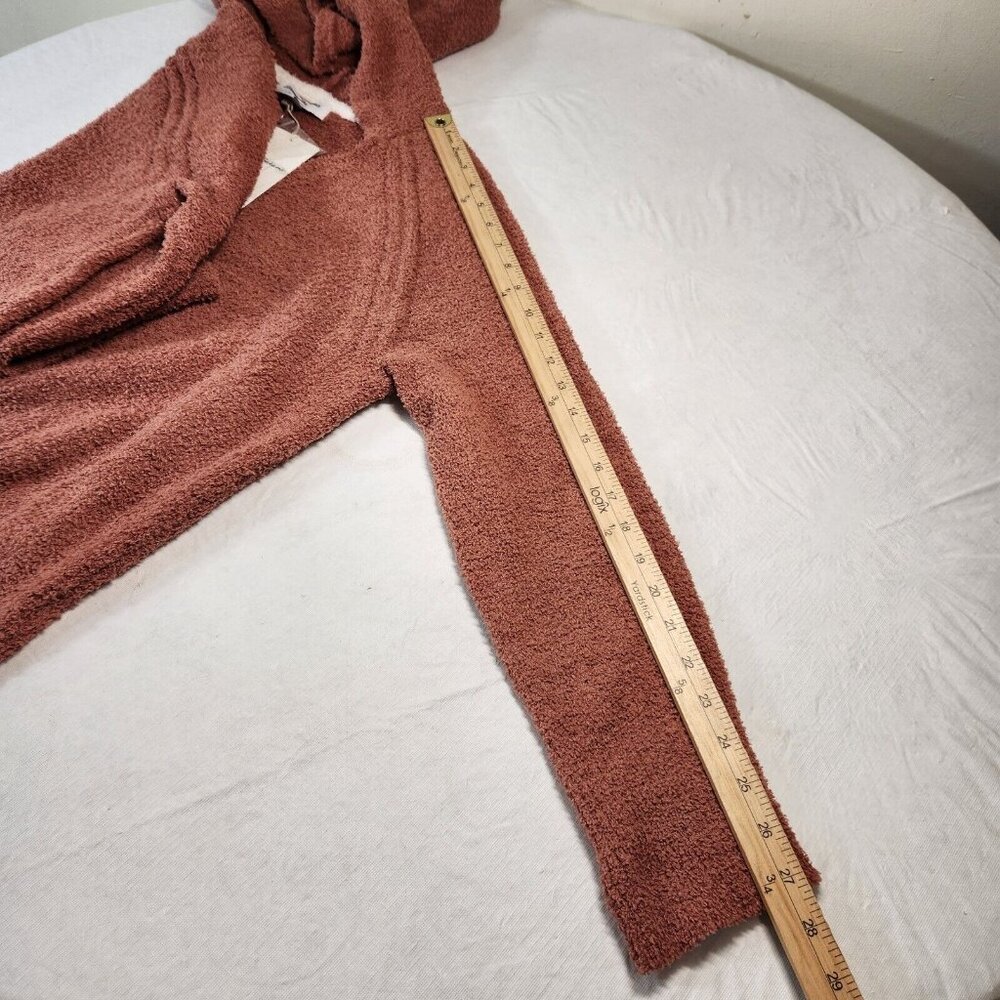Tommy Bahama Women's Size M Sweater Sea Swell Hooded Cinnamon Cedar (17) - Picture 6 of 9